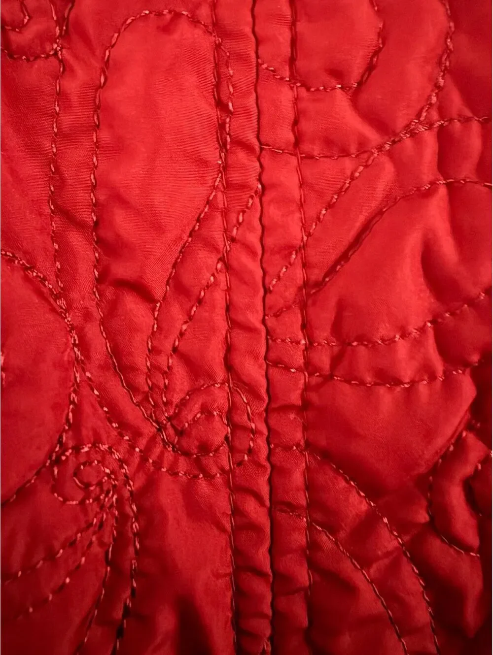 CJ Banks Women's Jacket Coat Size 3X Red Wine Outerwear Polyester Snaps Pockets
